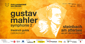 Foto für GUSTAV MAHLER Symphonie 2 & GULDA Cellokonzert – Philharmonie Salzburg